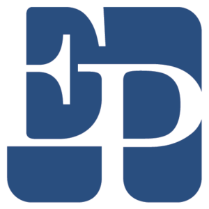 Ezra-Penland-Logo-(Blue)-w-Border-BG-(White)